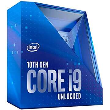 Intel Core i9-10900K Desktop Processor 10 Cores up to 5.3 GHz Unlocked LGA1200 (Intel 400 Series Chi...