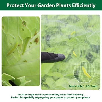 10x30 Ft Garden Netting - Ultra Fine Mesh Pest Barrier