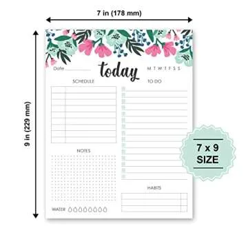 Zynshe Daily Planner Notepad - Stylish & Efficient 2024