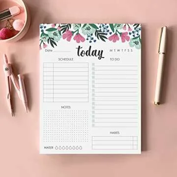 Zynshe Daily Planner Notepad - Stylish & Efficient 2024