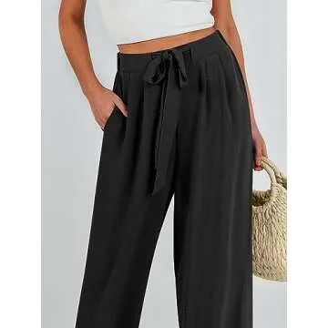 Stylish Caracilia Women Wide Leg Casual Trousers