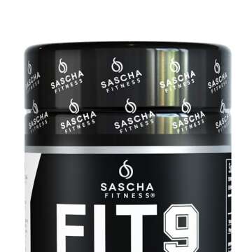 Sascha Fitness Fat Loss pills | Collagen support | Fluid Balance | FIT9 Ingredients: 7Keto + Uva Ursi, Gotu Kola, L-Theanine,Gingko Biloba,DIM,Green Tea | Weight Loss Supplements-Vegan-120 Natural Cap