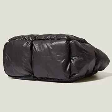 Stylish Quilted Puffer Tote Bag for Women - Winter Handbag