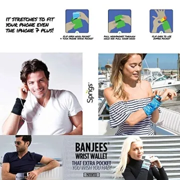 Banjees Wrist Wallet: Travel Friendly & Secure Design