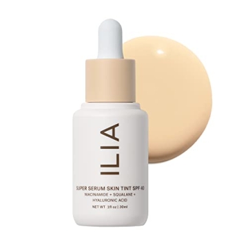ILIA - Super Serum Skin Tint SPF 40 | Non-Comedogenic, Vegan, Lightweight for Blue Light Protection ...