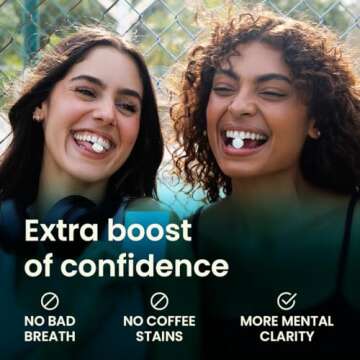 NeuroGum Energy Caffeine Gum (54 Pieces) - Sugar Free with L-theanine + Caffeine + Vitamin B12 & B6 - Nootropic Energy & Focus Supplement for Women & Men - Peppermint Flavor (Packaging May Vary)