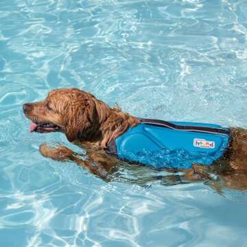 Outward Hound Dawson Pink Dog Life Jacket for Safety
