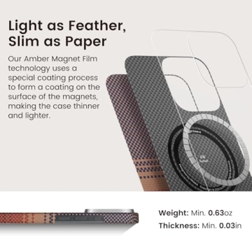 Pitaka MagSafe Case for iPhone 16 Pro Max - Lightweight