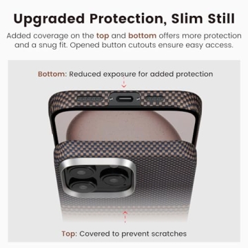 Pitaka MagSafe Case for iPhone 16 Pro Max - Lightweight