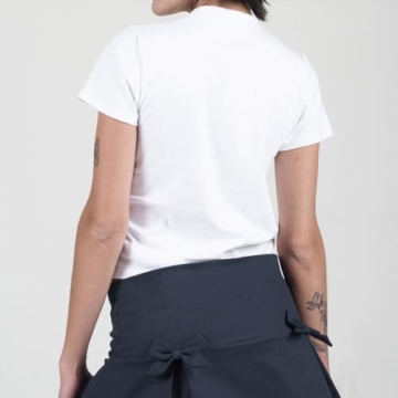 Women's Y2K White Baby Tees for Retro Casual Style