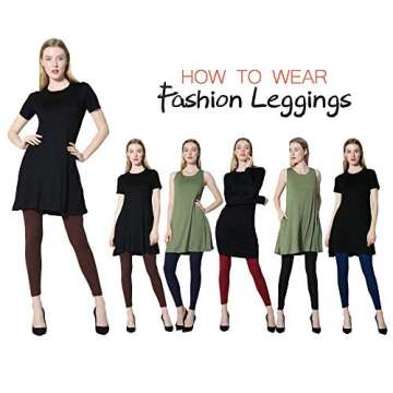 Diravo Fleece Lined Leggings Womens Fashion High Waist Tummy Control Leggings for Women Winter Warm (3 Pack-Black)