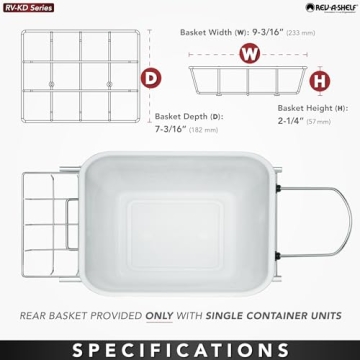 Rev-A-Shelf Pullout Trash Can for Kitchen Cabinets