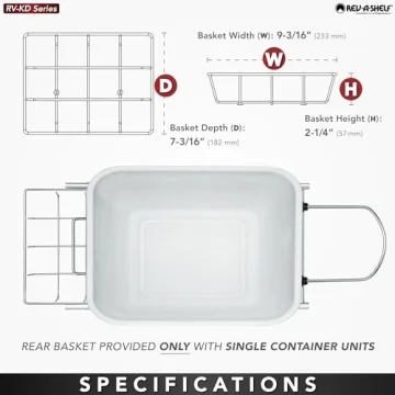 Rev-A-Shelf Pullout Trash Can for Kitchen Cabinets