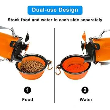 Dog Travel Water Bottle & Bowls Set for Easy Pet Feeding