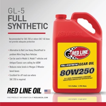 Red Line 58605 Synthetic Gear Oil for Classic Vehicles