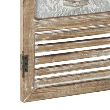 Deco 79 Metal Tree Wall Decor Set for Rustic Charm