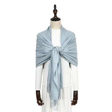 RIIQIICHY Pashmina Shawl for Women Warm Winter Wraps