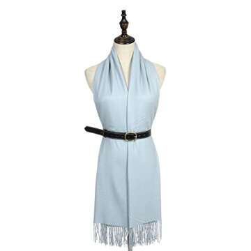 RIIQIICHY Pashmina Shawl for Women Warm Winter Wraps