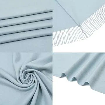 RIIQIICHY Pashmina Shawl for Women Warm Winter Wraps