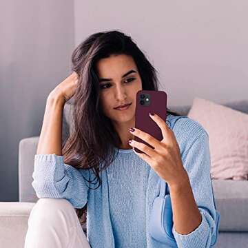 Cordking Designed for iPhone 12 Case, Designed for iPhone 12 Pro Case, Silicone Shockproof Phone Cas...