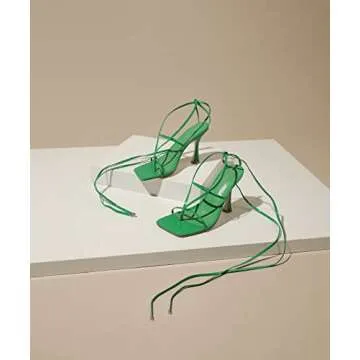 Vivianly Women's Chic Lace Up Heels for Every Occasion