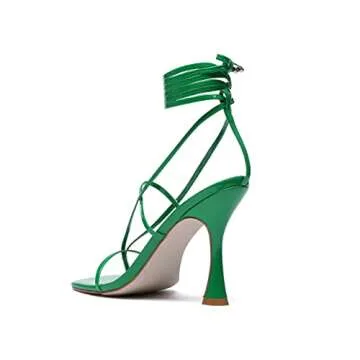 Vivianly Women's Chic Lace Up Heels for Every Occasion
