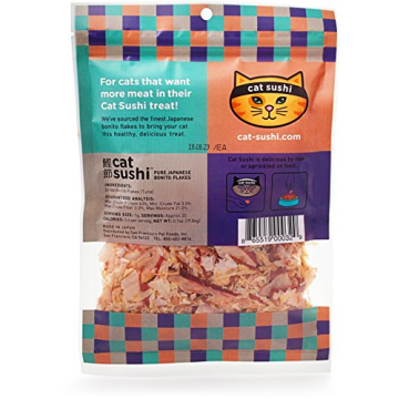 Gourmet Cat Sushi Bonito Flakes - Pure Tuna Treat