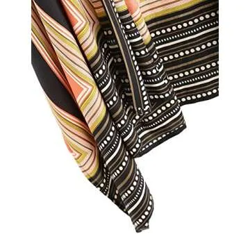 SweatyRocks Women Kimono Vintage Floral Beach Cover Up Vintage Floral X-Large