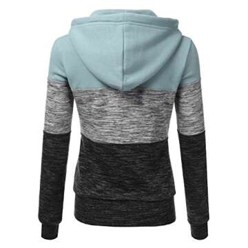 DOUBLJU Women’s Lightweight Zip-Up Casual Hoodie Jacket