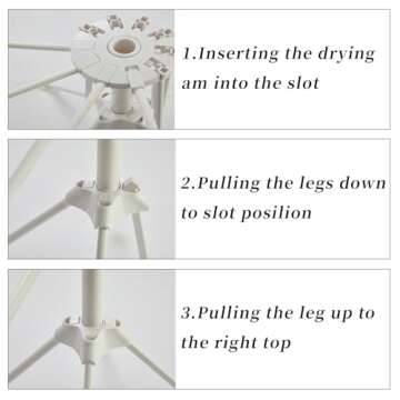 2 Pack Foldable Pasta Drying Rack - Perfect for Homemade Pasta!