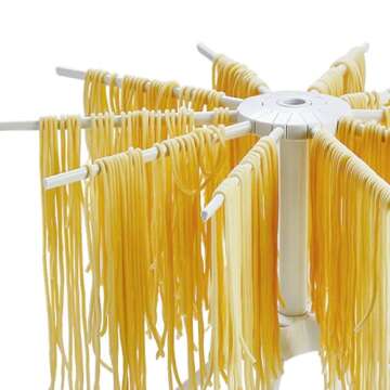 2 Pack Foldable Pasta Drying Rack for Easy Homemade Noodles