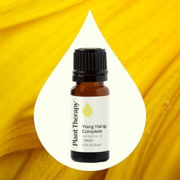 Plant Therapy Ylang Ylang Complete Essential Oil 100% Pure, Undiluted, Natural Aromatherapy, Therapeutic Grade 10 mL (1/3 oz)
