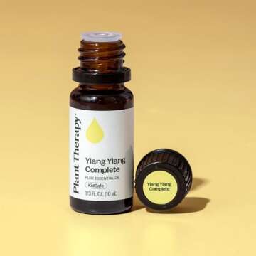 Plant Therapy Ylang Ylang Complete Essential Oil 100% Pure, Undiluted, Natural Aromatherapy, Therapeutic Grade 10 mL (1/3 oz)