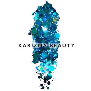KARIZMA Mermaid Dreams Glitter. 10g Chunky Face Glitter, Hair Glitter, Eye Glitter, Body Glitter for...