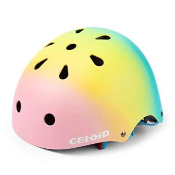 CELOID Kids Bike Helmet for Ages 5-9 - Safe & Stylish