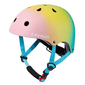 CELOID Kids Bike Helmet for Ages 5-9 - Safe & Stylish