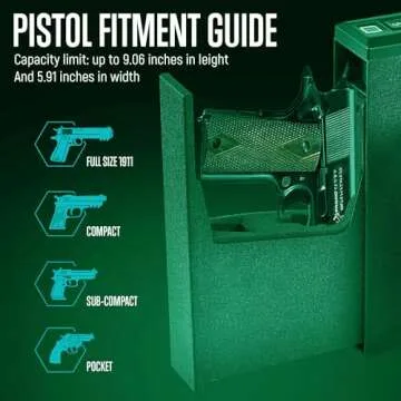 Quick Access Biometric Gun Safe for Handguns