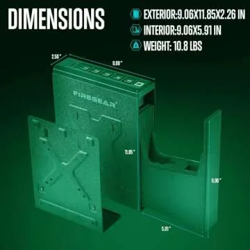 Quick Access Biometric Gun Safe for Handguns