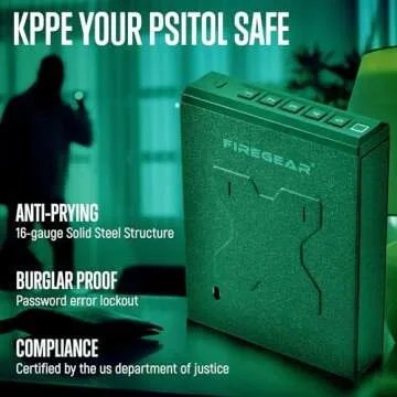 Quick Access Biometric Gun Safe for Handguns