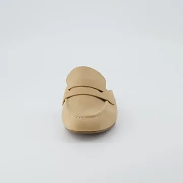 CUSHIONAIRE Women's Yale Slip On Mule +Memory Foam, Wide Widths Available, Sand 8