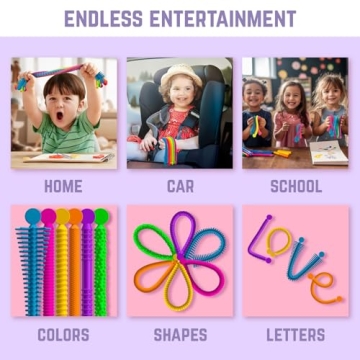 BUNMO Super Sensory Stretchy Strings Fun Fidget Toys