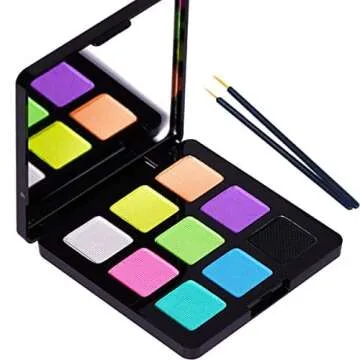 Bowitzki 9 Colors Water Activated Eyeliner Hydra Liner Graphic Cake Aqua Eye Liner Retro Makeup Past...