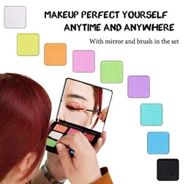 Bowitzki 9 Colors Water Activated Eyeliner Hydra Liner Graphic Cake Aqua Eye Liner Retro Makeup Pastel UV Glow Color Neon Face Body Paint