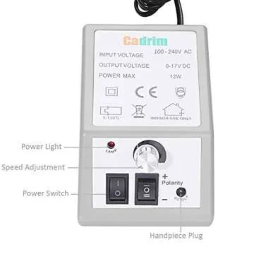 Cadrim Electric Nail Drill for Manicure and Nail Art