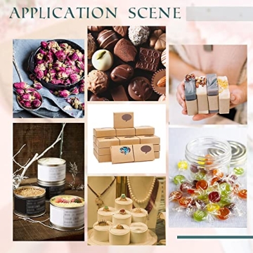 NBEADS Kraft Mini Bakery Boxes for Treats - 24 Pcs