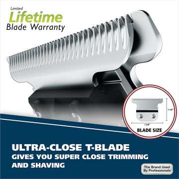 Wahl Aqua Blade Deluxe Trimmer - Wet/Dry Grooming Tool