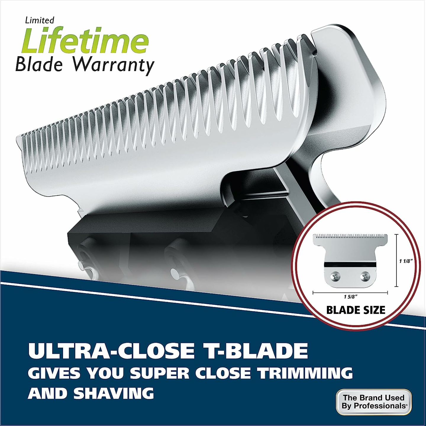 Wahl Aqua Blade Deluxe Trimmer - Wet/Dry Grooming Tool