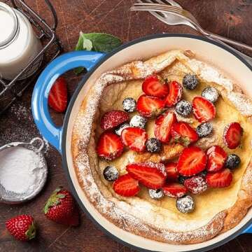 5 Quart Enameled Cast Iron Dutch Oven for All Cooks