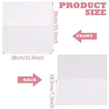 Tegeme 50 Pieces Face Makeup Protector Hood Disposable Cosmetic Mask Beauty Makeup and Clothing Non Woven Dress Protector Face Mask for Women Changing Room Supply