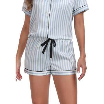 Serenedelicacy Women's Satin Pajama Set for Luxurious Comfort